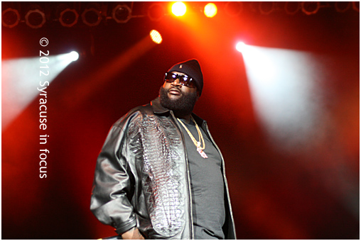 3 FEB--Rapper Rick Ross performs at the Rock the Dome Show on Thursday.
