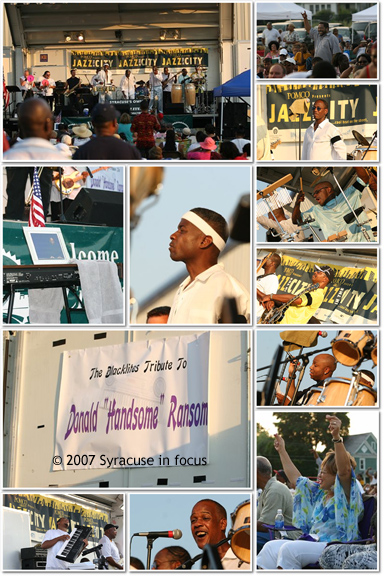 August 2--The Black Lites pay tribute to their former bandmate, Donald Ransom, at Jazz in the City.