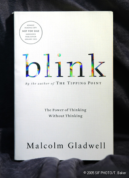 Welcome to 2005: Choosing a candidate for office, finding the next big rock star, launching a new product, and how likely a couple is to separate, all can predicted using thin slivers of information from our adaptive unconscious, according to Malcolm Gladwell's newest book Blink: The Power of Thinking Without Thinking . He cites scientific evidence and anecdotes from experts in fields such as military maneuvering, food critics and clinical psychologists. But this "thin-slicing" can also go very wrong, as these same principles are applied to the shooting of Amadou Diallo. This highly anticipated book is Gladwell's follow up to the critically-acclaimed Tipping Point. Blink will be published in January. Gladwell is a staff writer for the New Yorker and former science reporter at the Washington Post.