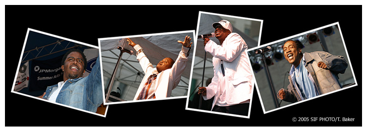 (SYRACUSE)--June 19--R&B band Troop plays the main stage during Syracuse's Juneteenth Celebration. (See Blog 2005 for show review)