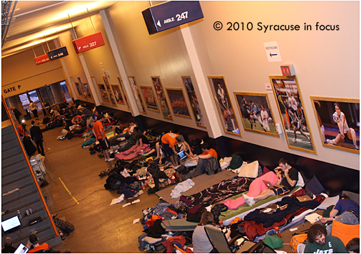 Camping Out in the Carrier Dome