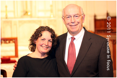 Victoria King and Rev. Dr. James D. Brown