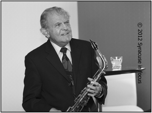 Joe Riposo on the sax at Sitrus Lounge
