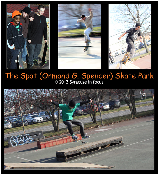 Urban Planners: Local skaters redevelop tennis court on Water Street.