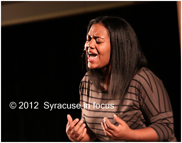 Shanaya Day-Merkerson sings during a scene in Teenage Love