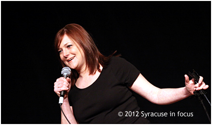 Amy Carlson, who lives in New Rochelle, wrote a poem about Syracuse, want to hear it, here it goes.