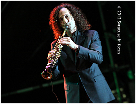 Kenny G onstage at Syracuse Jazz Fest (30th Anniversary)