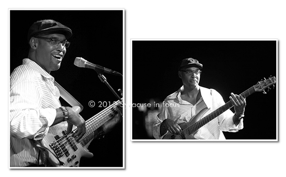 Gerald Veasley at the NE Jazz & Wine Festival in Syracuse