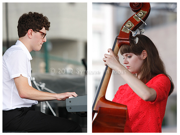 Noah Kellman and Kate Davis on the main stage