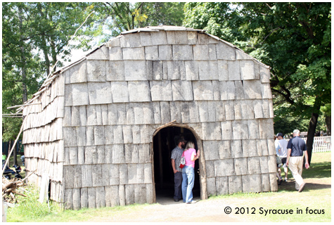 Longhouse, Indian Village (NYS Fair), earlier this week