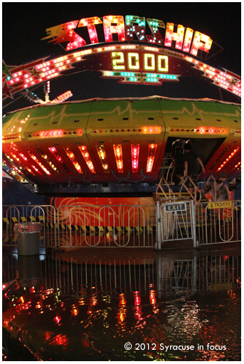 Starship 2000 at the New York State Fair after a downpour