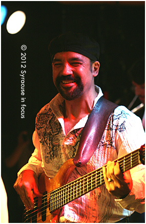 Guitarist Edgar Pagan helped organize the Sandy Relief Concert at the Dinosaur Bar-B-Que.