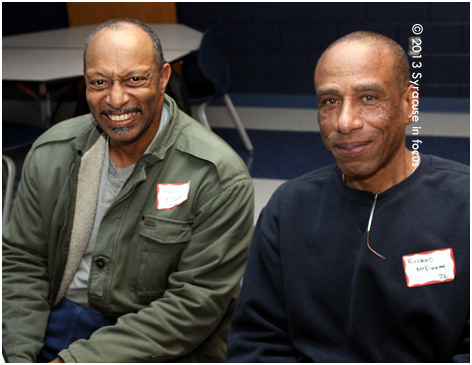 Kevin Edge and Roy Mckinnon, members of the Central Tech class of 1972.