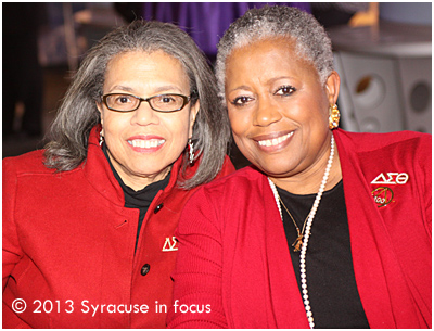 Ladies from the Syracuse Alumnae Chapter of Delta Sigma Theta received an award during an event at the MOST earlier this month. Delta Sigma Theta was incorporated 100 years ago on this day.