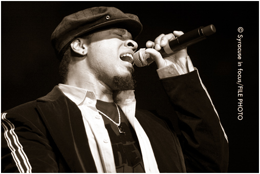 Stokley Williams, singer for the band Mint Condition, visited Syracuse in 2006 as part of the Tom Joyner Morning Show.