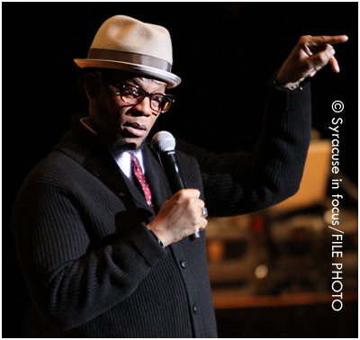 Actor/Comedian D.L. Hughley performs during a visit to Syracuse a few years ago.