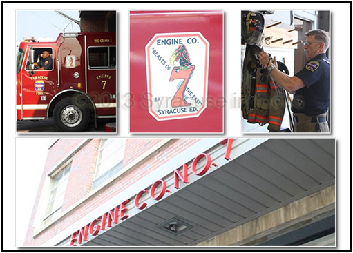 Syracuse Fire Department's Engine No. 7 Comes to the End of the Road