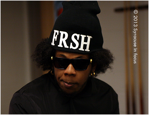Guest Artist Trinidad James during a pre show interview