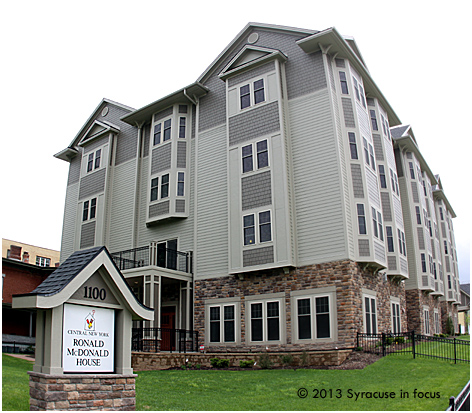 The Ronald McDonald House (from East Genesee Street)