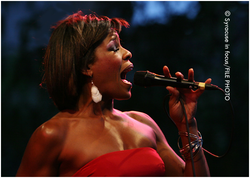 Nicole Henry sang at the Northeast Jazz & Wine Festival in 2009