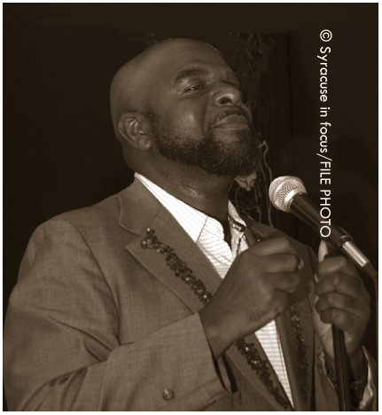 Omanii Abdullah, poet, businessman (performing at the former OnaJava Cafe)