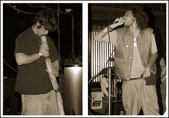 Joe Driscoll and Travie McCoy in Armory Square a decade ago