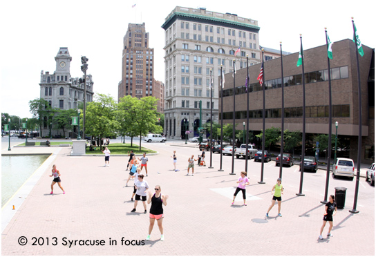 Free Zumba Class, Each Wednesday during the lunch hour (Clinton Square)