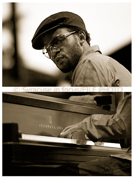 Marc Cary played the Jazz in the Square (now called the Northeast Jazz & Wine Festival) in Syracuse with Marcus Printup in 2005.