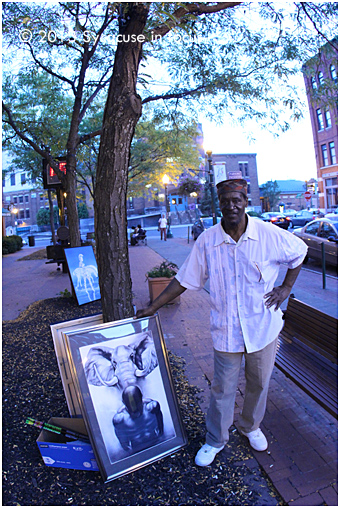 Ron Warford, artist (open-air gallery Armory Square)