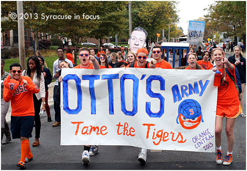 SU rallies the troops in preparation for Saturday's game versus the Clemson Tigers.