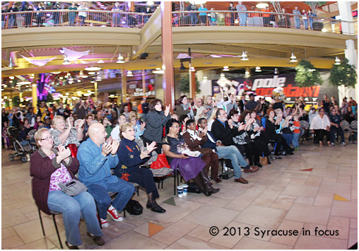 Hundreds of fans poured into the DestiNY Canyon to check out the show.