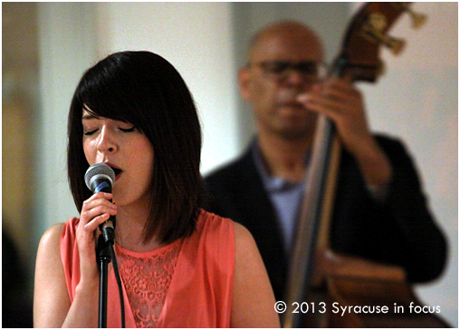 Kristen Tegtmeyer and Bill Horrace (Lemon Elefant) played a gig at the Community Folk Art Center on Thursday.