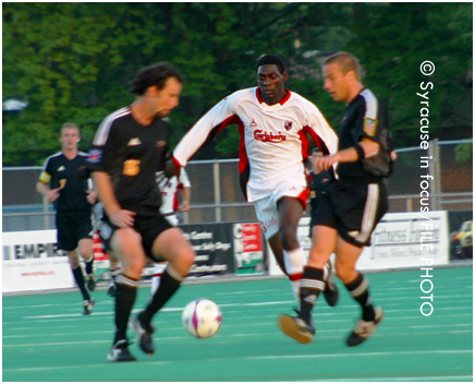 Millwood on the attack from 2003 during a Salty Dogs game at Liverpool Stadium.