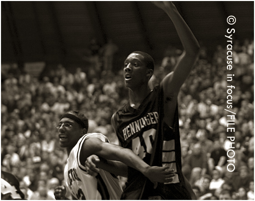Here is a photo of Brooklyn Nets Center/Forward Andray Blatche from his days as s Henninger High School star.