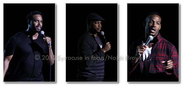 Shawn Wayans, Finesse Mitchell and Marlon Wayans at Syracuse University. Shawn Wayans, Finesse Mitchell and Marlon Wayans at Syracuse University.