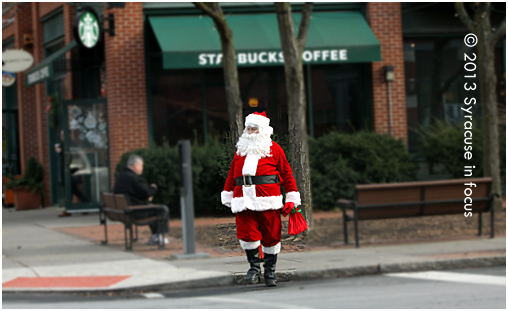 Santa on Franklin Street