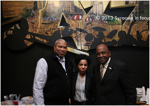 Assemblyman Sam Roberts, Lanessa Owens and Mike Atkins at the party.