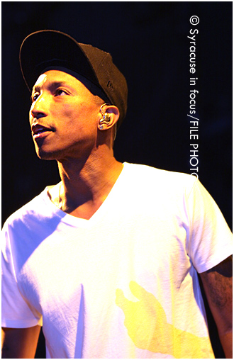 2014 Producer of the Year Pharrell Williams played SUs Block Party in 2010