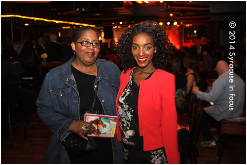 Dancer/model Nicole Blue (right) and her mother out at Fashion Week (Day 3).