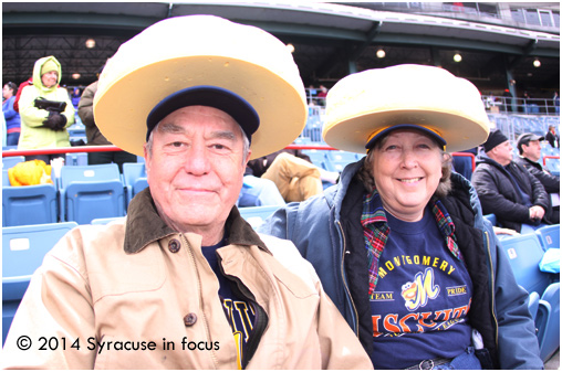 Biscuits Heads on Opening Day