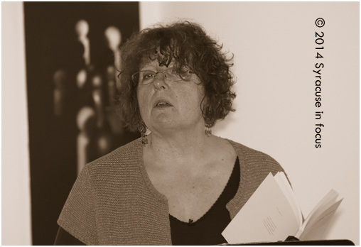 Author and poet Georgia A. Popoff Author and poet Georgia A. Popoff was the speaker Thursday night at the new Point of Contact Gallery at the Warehouse.