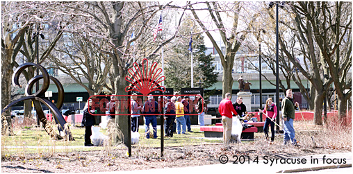 Hump Day clean up of Forman Park