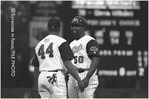 Ten Summers ago Carlos Delgado played in Syracuse with the Chiefs.