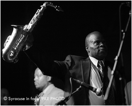 Maceo Parker was a key component in James Brown's rhythm section. He played the Westcott Theater in Syracuse in 2009.