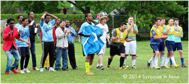 An exciting pre-quarter finals game between Bosnia and Somalia