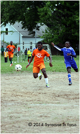 Early round match between Liberia and Burundi was all about speed.