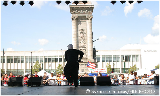 Luther Edwards, singer, Latin American Festival (circa 2008)