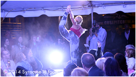 James Bass captured the start of the Lulemon collection at the Syracuse Style Fashion Show.