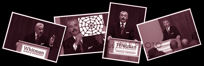 George Fraser at Whitman School of Management (CBT, 2005)