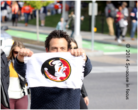 Florida State fans invade the Connective Corridor